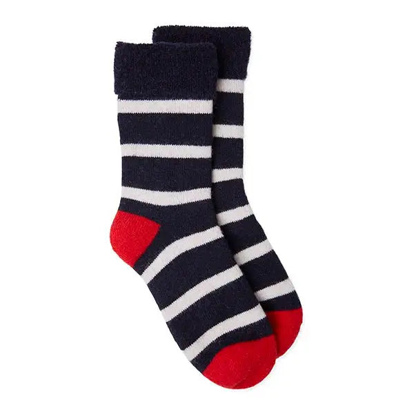 Breton Stripe Slipper Socks | Somerville at Sarah Thomson