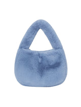 KEETY Faux-Fur Sky Blue Bag | Molliolli