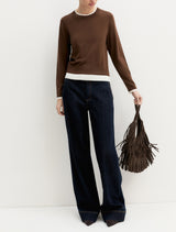 Prunga Brown Jumper | EMME