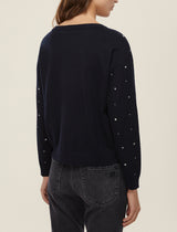 Embassy Navy Sparkle Jumper | EMME