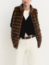 Baccano Faux Fur Gilet | EMME