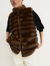 Baccano Faux Fur Gilet | EMME