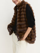 Baccano Faux Fur Gilet | EMME