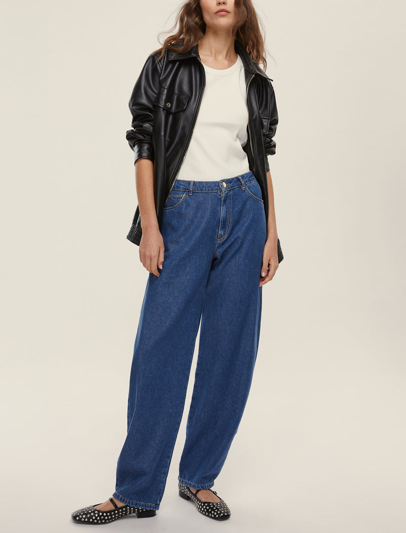Cabras White Ribbed Vest | EMME