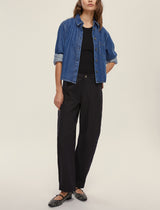 Cabras Black Ribbed Vest | EMME