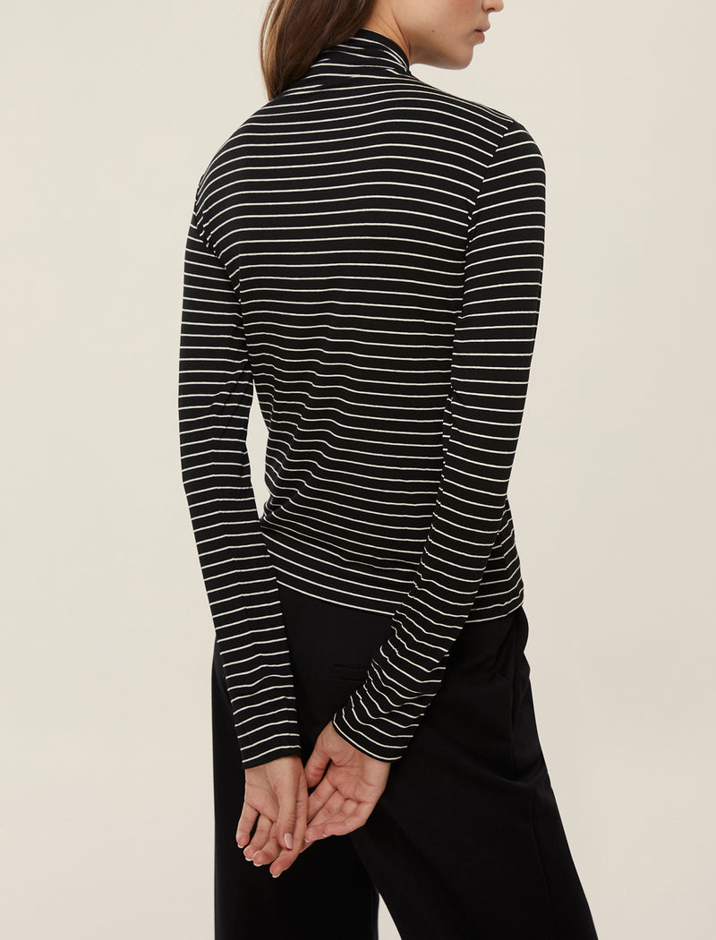 Maia Fine Striped Top | EMME