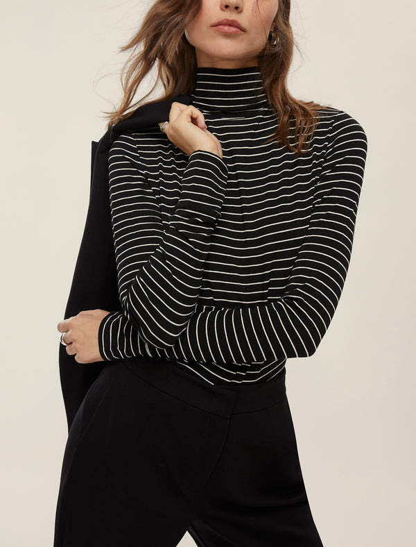Maia Fine Striped Top | EMME