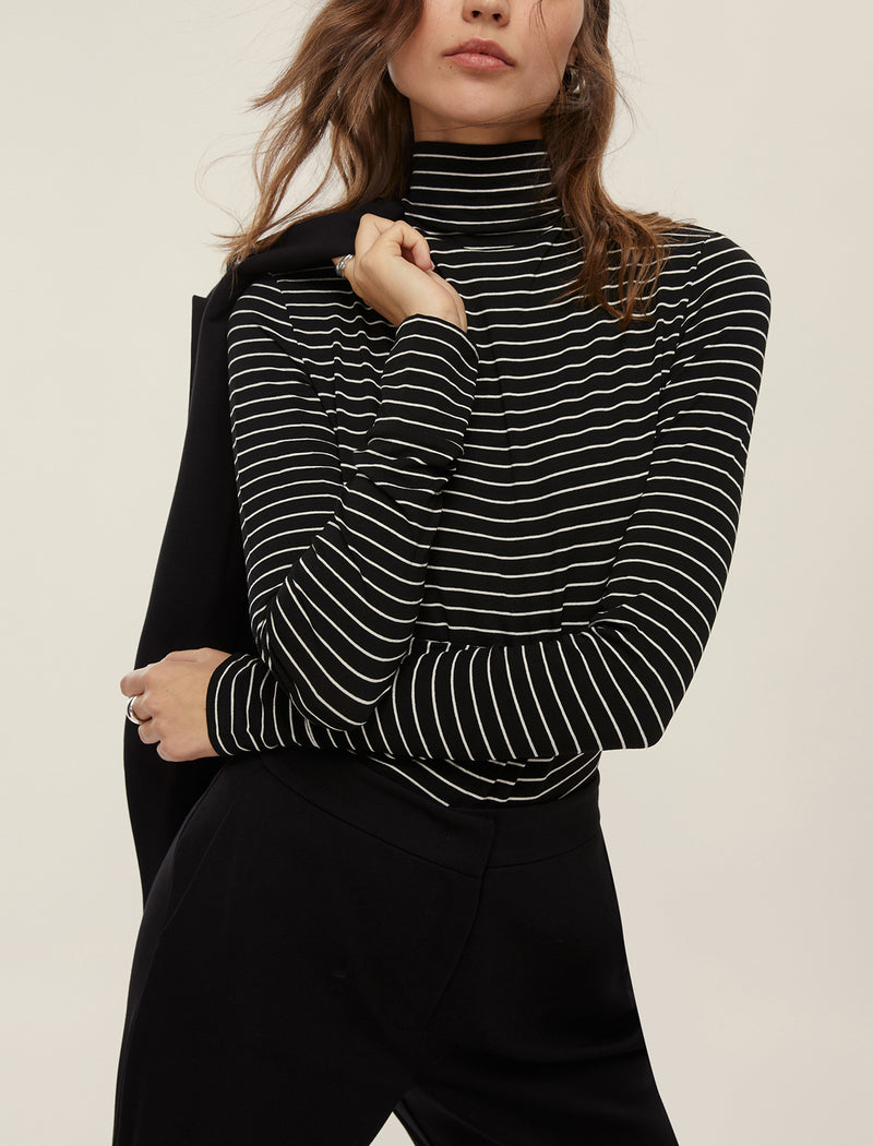 Maia Fine Striped Top | EMME