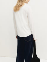Favetta Jersey White Shirt | EMME