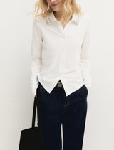 Favetta Jersey White Shirt | EMME