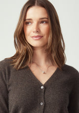 Relax Cashmere Cardigan in Cinnamon | Untouched World
