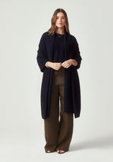 Kapua Cashmere Wrap in Navy | Untouched World