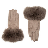 Soft Gloves with Faux Fur Cuffs | Dents