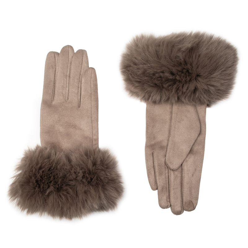 Soft Gloves with Faux Fur Cuffs | Dents