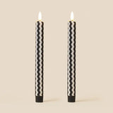 Midnight Ric Rac Flameless LED Wax Candles | Tinkalink