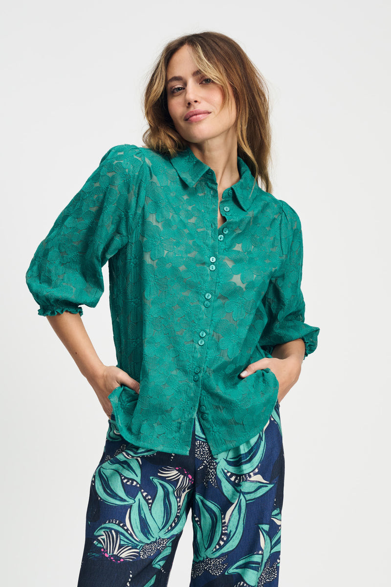 Fresh Green Blouse | POM Amsterdam