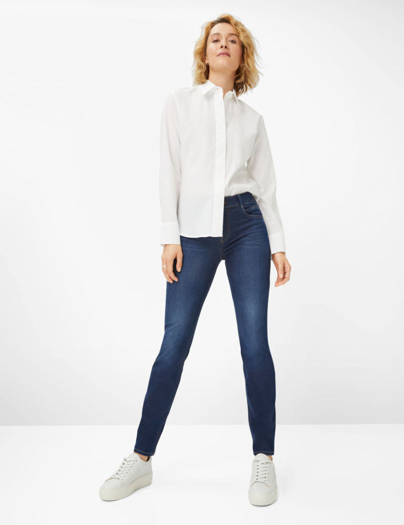 New Basic Shakira Classic Blue Five Pocket Jeans | Brax