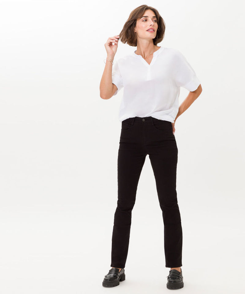 NEW Basic Mary Sustainable Perma Black Five Pocket Jeans | Brax