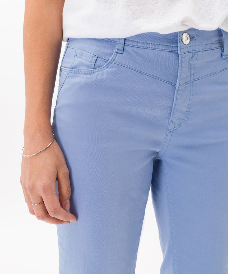 Mary Modern Trousers in Santorini Blue | Brax | Sarah Thomson Melrose | Details on the front