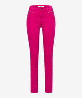 Shakira Orchid Pink Skinny Jeans | Brax at Sarah Thomson | Front pack shot