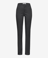 Mary Five Pocket Trousers in Dark Grey | Brax at Sarah Thomson