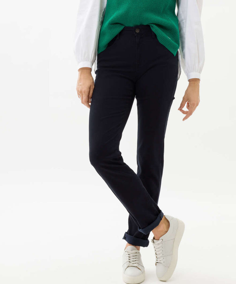 Mary Five Pocket Trousers in Marine Navy | Brax