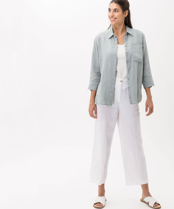 Maine S White Linen Trousers | Brax