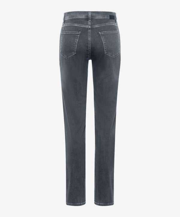 Mary Modern Five Pocket Grey Jeans | Brax at Sarah Thomson Melrose | Back Pack Shot