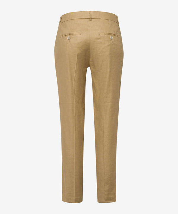 Maron S Light Sand Linen Trousers | Brax