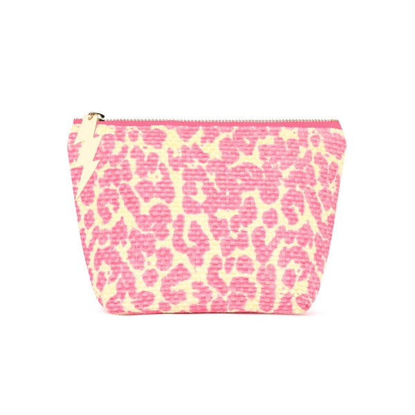 SMALL PINK LEOPARD BAG
