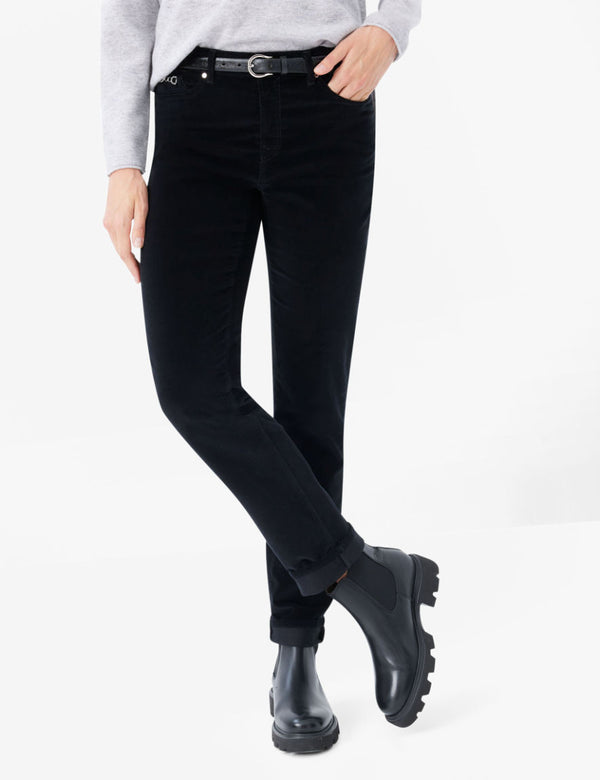 Mary Black Velvet Trousers | Brax