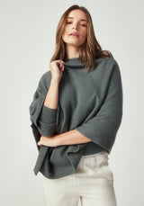 Kapua Cashmere Button Cape in Kamuka | Untouched World
