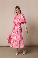 Eve Long Scallop Dress | FeeG