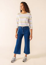 Galathee II Striped 3/4 Top in Accalmie | Saint James