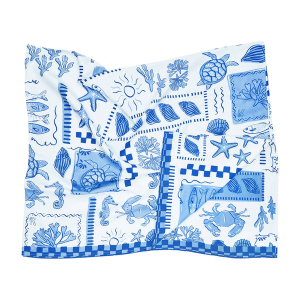 Grecian Shores Large Quick Dry Towel | Dock & Bay