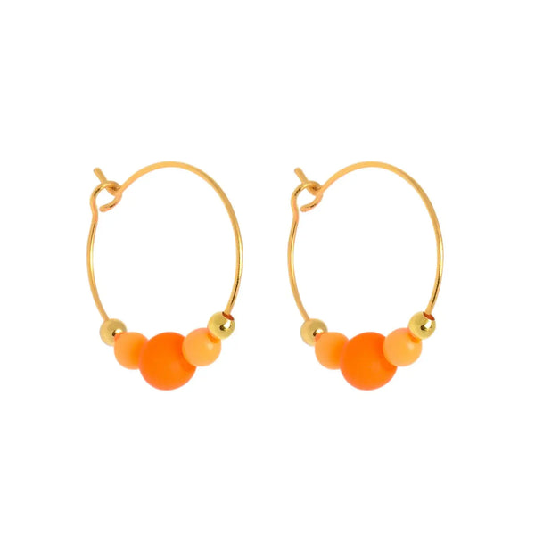 Orange Colourpop Earrings | Cockatoo