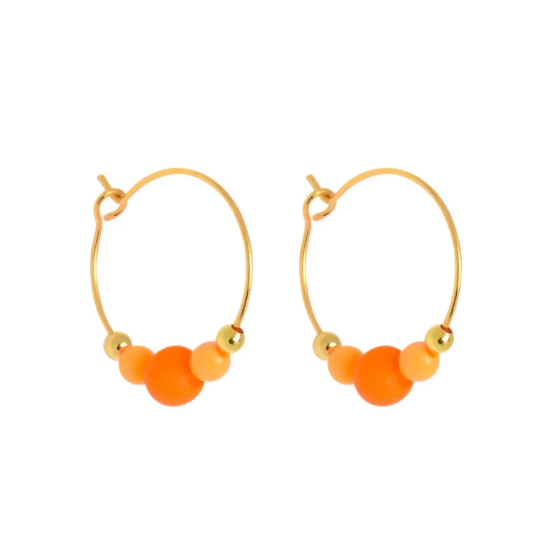 Orange Colourpop Earrings | Cockatoo