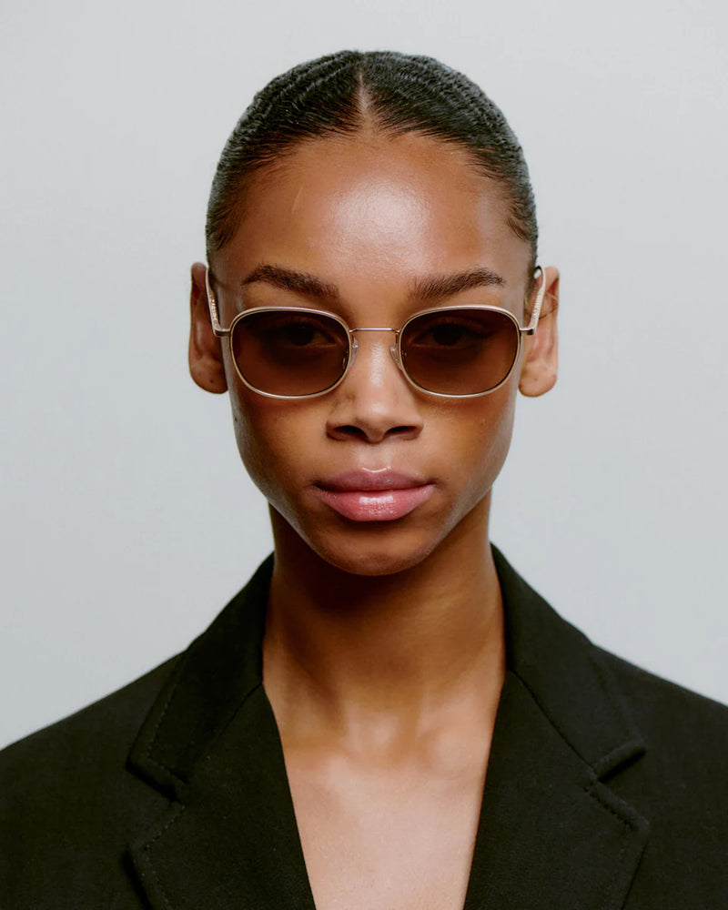 Hello Matte Gold Sunglasses | A.Kjærbede