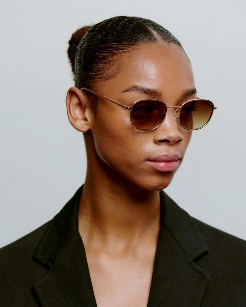 Hello Matte Gold Sunglasses | A.Kjærbede