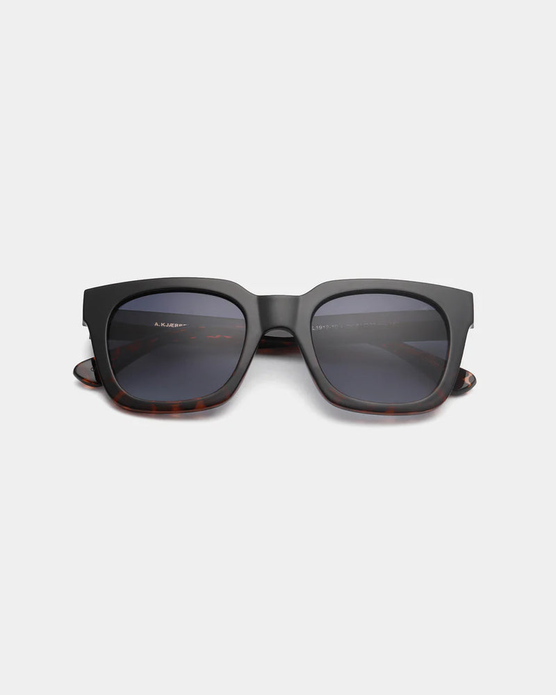 Nancy Black Demi Tortoise Sunglasses | A.Kjærbede
