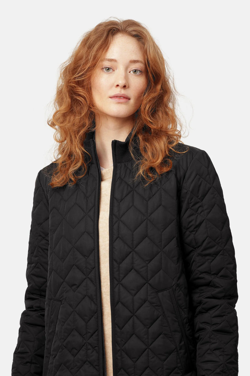 Art06 Black Quilted Jacket  | Ilse Jacobsen Hornbæk