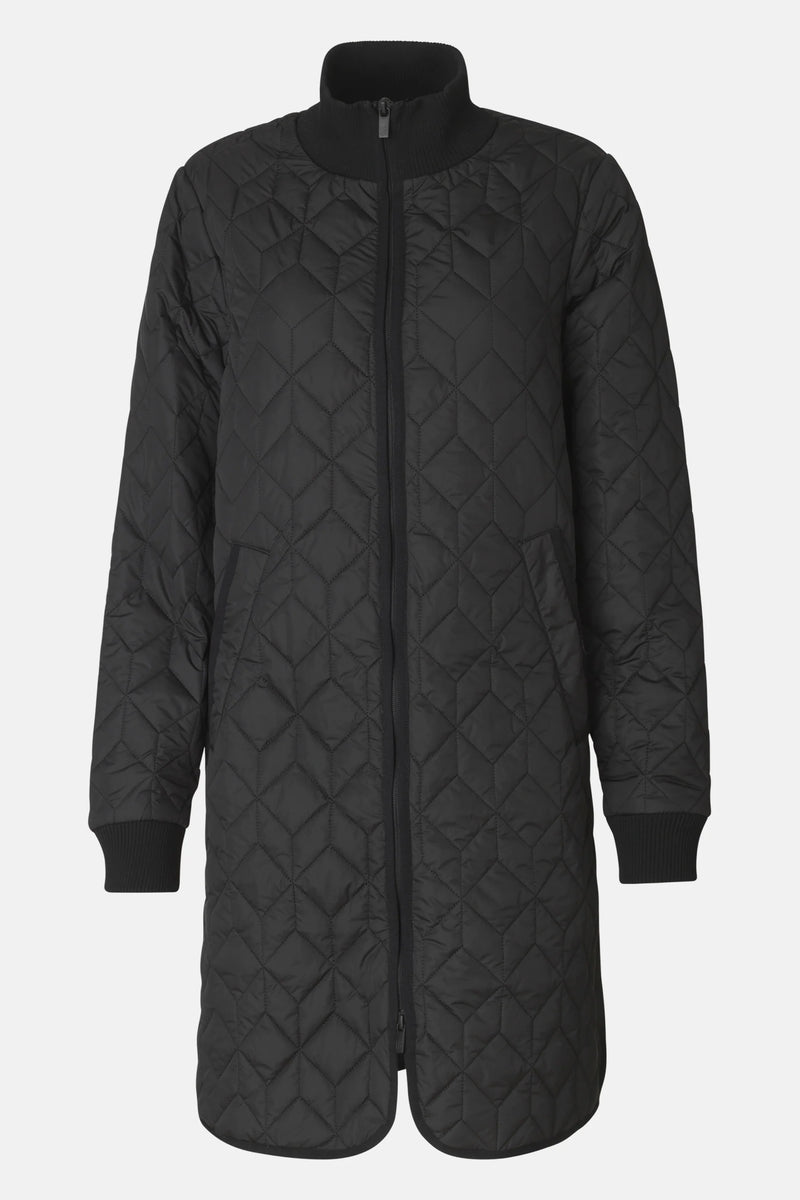Art06 Black Quilted Jacket  | Ilse Jacobsen Hornbæk