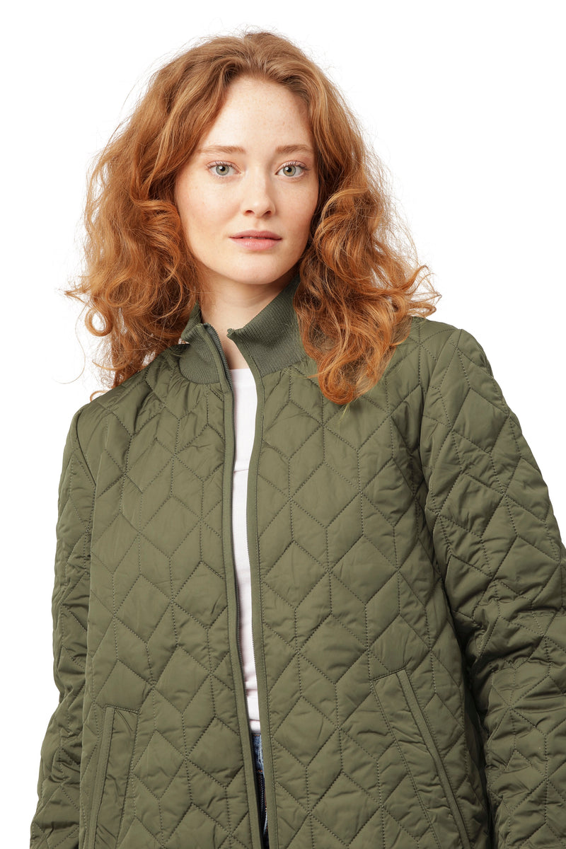 Art 06 Army Quilted Jacket  | Ilse Jacobsen Hornbæk
