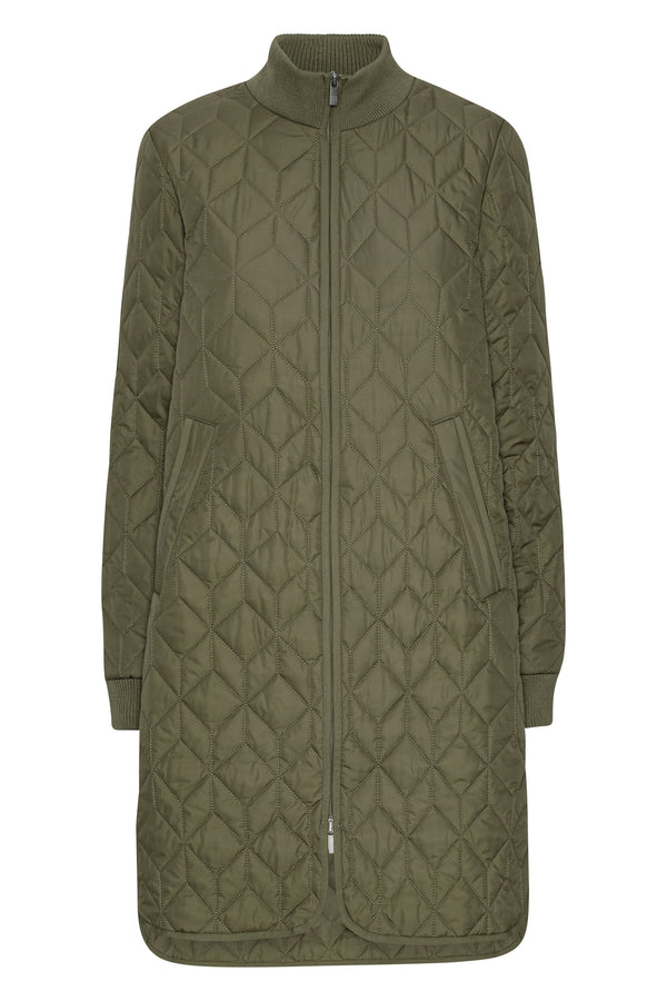 Art 06 Army Quilted Jacket  | Ilse Jacobsen Hornbæk