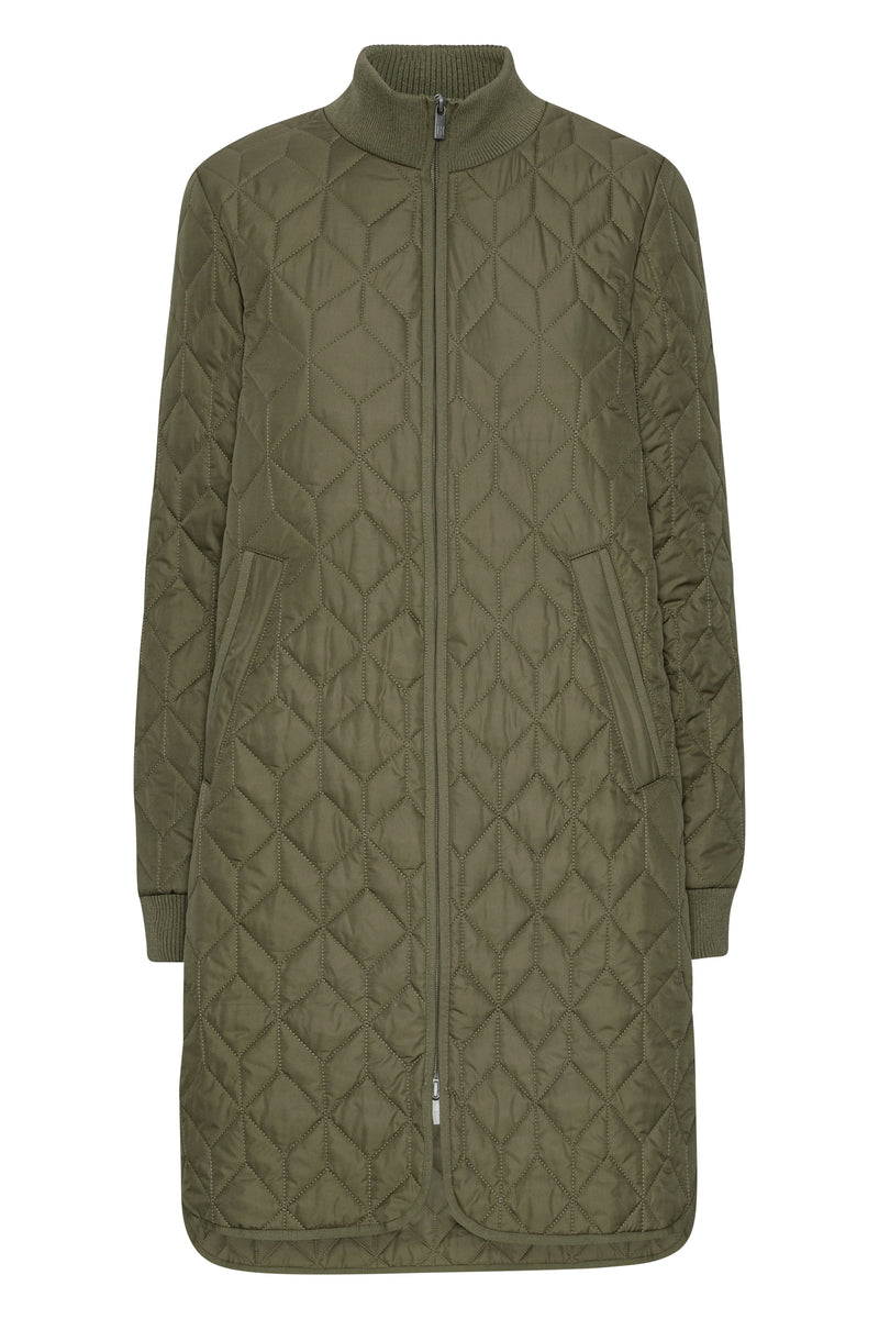 Art 06 Army Quilted Jacket  | Ilse Jacobsen Hornbæk