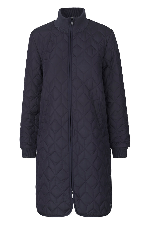 Art 06 Dark Indigo Quilted Jacket  | Ilse Jacobsen Hornbæk