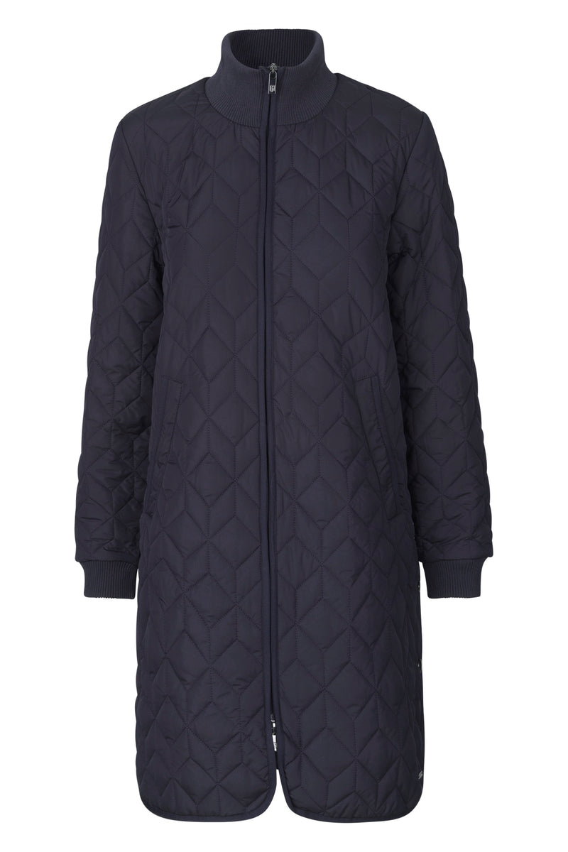 Art 06 Dark Indigo Quilted Jacket  | Ilse Jacobsen Hornbæk