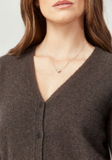 Relax Cashmere Cardigan in Cinnamon | Untouched World