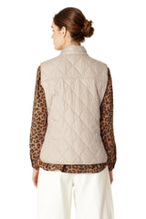 Beat01 Light Camel Quilted Gilet | Ilse Jacobsen Hornbæk