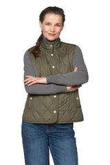 Beat01 Army Quilted Gilet | Ilse Jacobsen Hornbæk